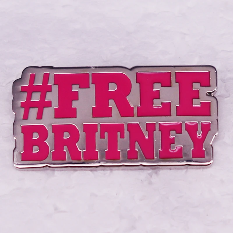 Free Britney Movement Enamel Pin Badge Leave Britney Alone