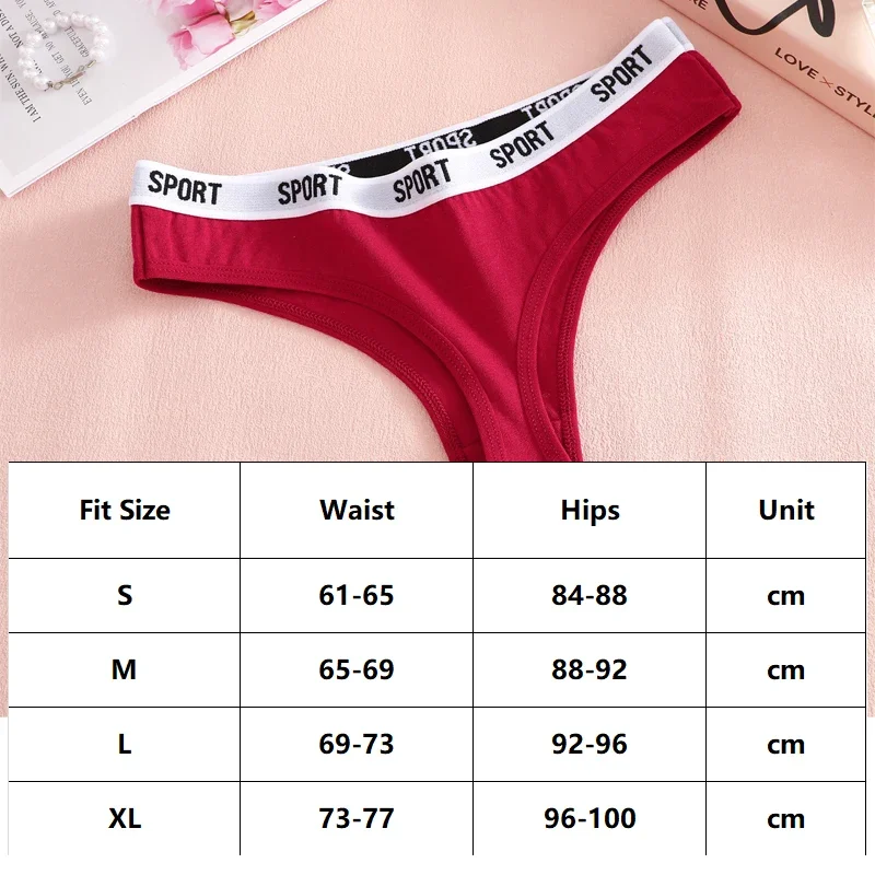 FINETOO 6 шт. женские бесшовные хлопковые стринги с низкой талией, мягкие удобные спортивные трусики