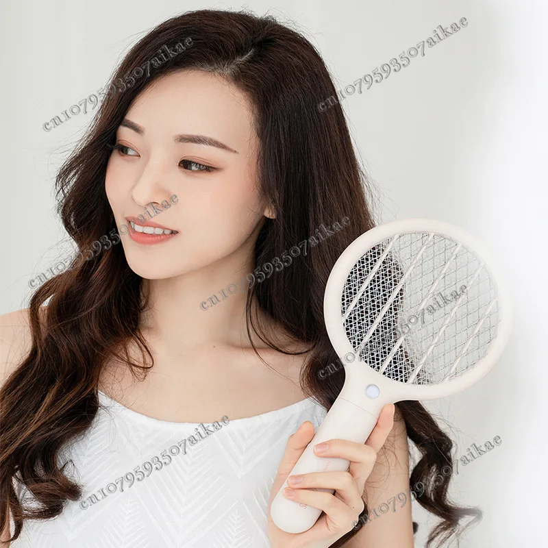 USB Charging Mosquito Swatter, Portable LED Light Two-in-one, Fly Swatter, Mini Electric Mosquito Swatter