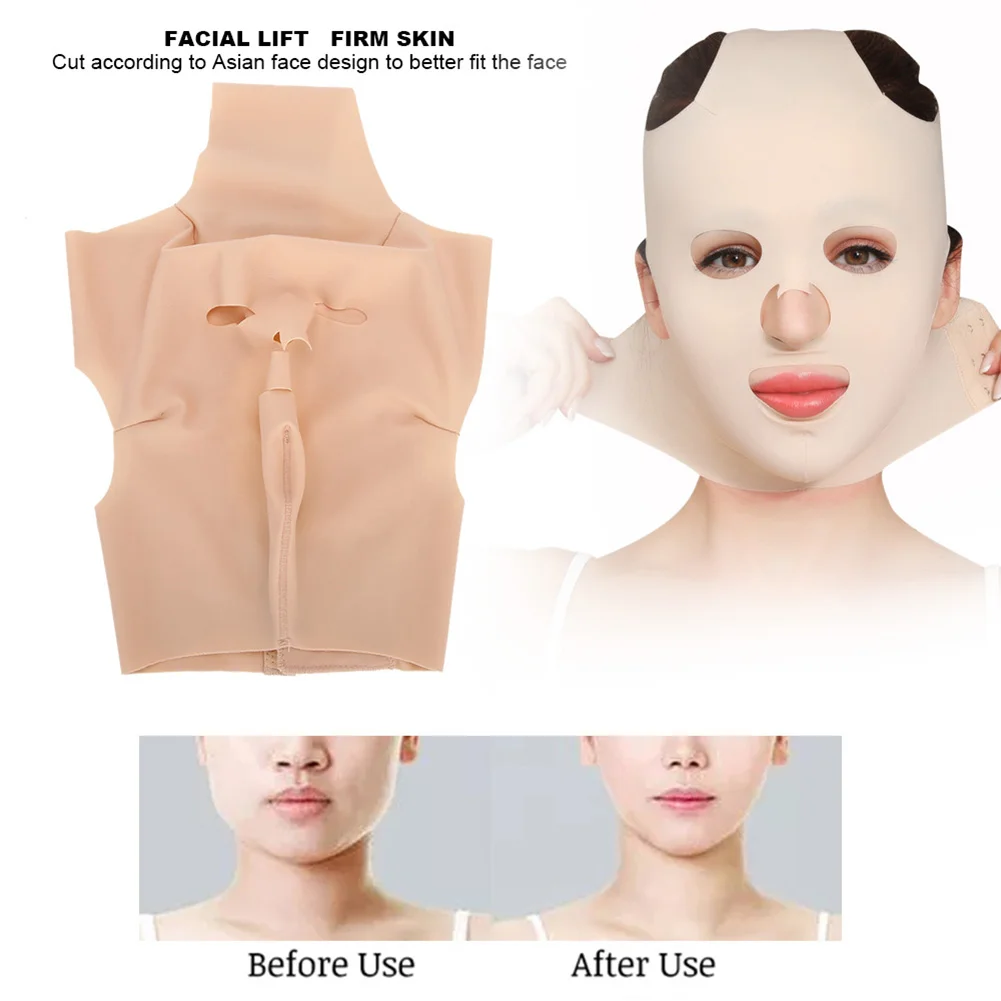 Double‑Chin Reducer Face Slimming Bandage Breathable V‑Line  Up Belt Shaping Double‑Chin Reducer V‑Line  Up Belt