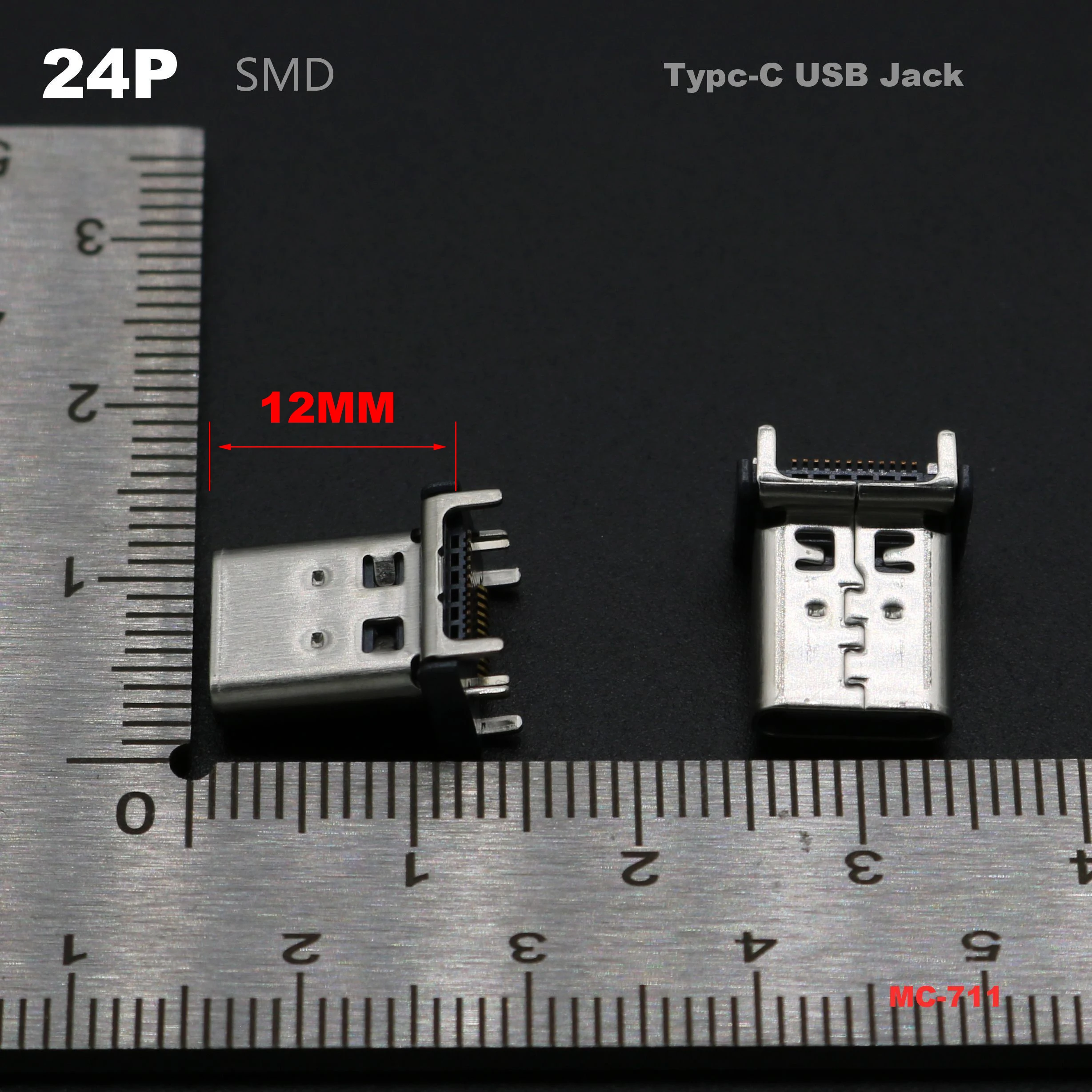 24P USB C Type-C SMT Type C USB Connectors Female Port Jack Tail Plug Socket Electric Terminals 4 feet DIP 24Pin SMD Test Board