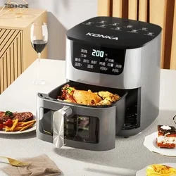 multi-function automatic air fryer visualisation large capacity household new  oil-free electric oven all-in-one machine