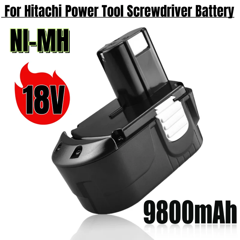 

Аккумуляторная батарея 18В 9.8Ач для электроинструмента Hitachi: шуруповерт, дрель (EB1820, EB1812, EB1830H, EB1833X, EB18B, 322437)