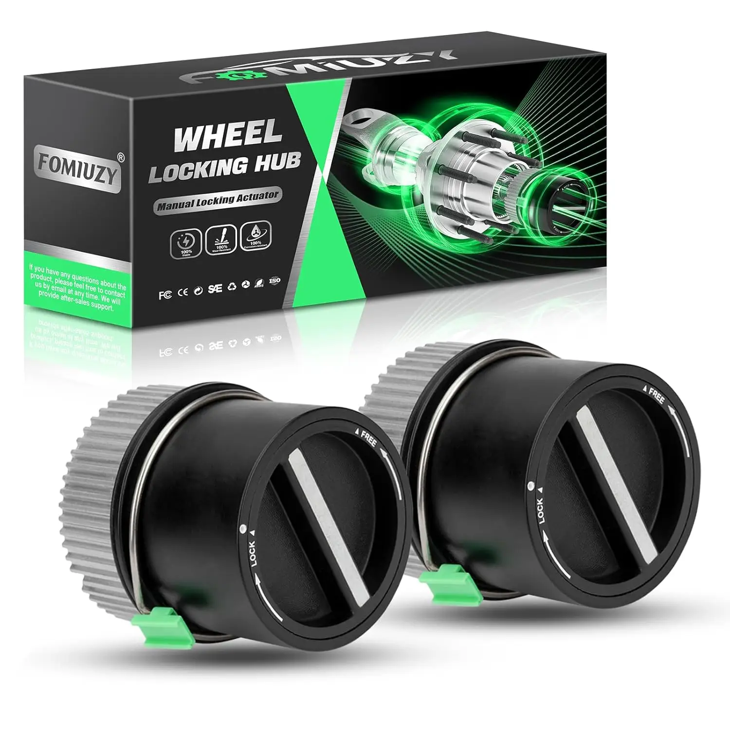 

4WD Manual Front Wheel Locking Hub for Ford F250 F350 Super Duty 1999-2004, Excursion 2000-2005, Replaces 600-204