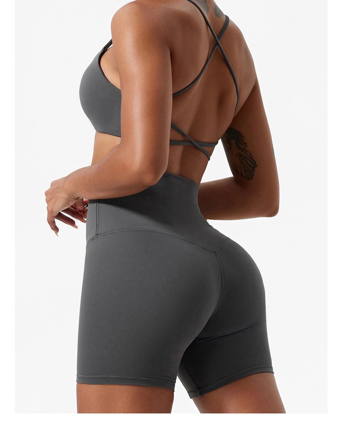 Hearuisavy Sommer Damen Sport-BH Unterwäsche Sportbekleidung Gym-Top Yoga-Kleidung Atmungsaktiv Schnelltrocknend Lauf-Pilates-Fitness-Top – Detail 24