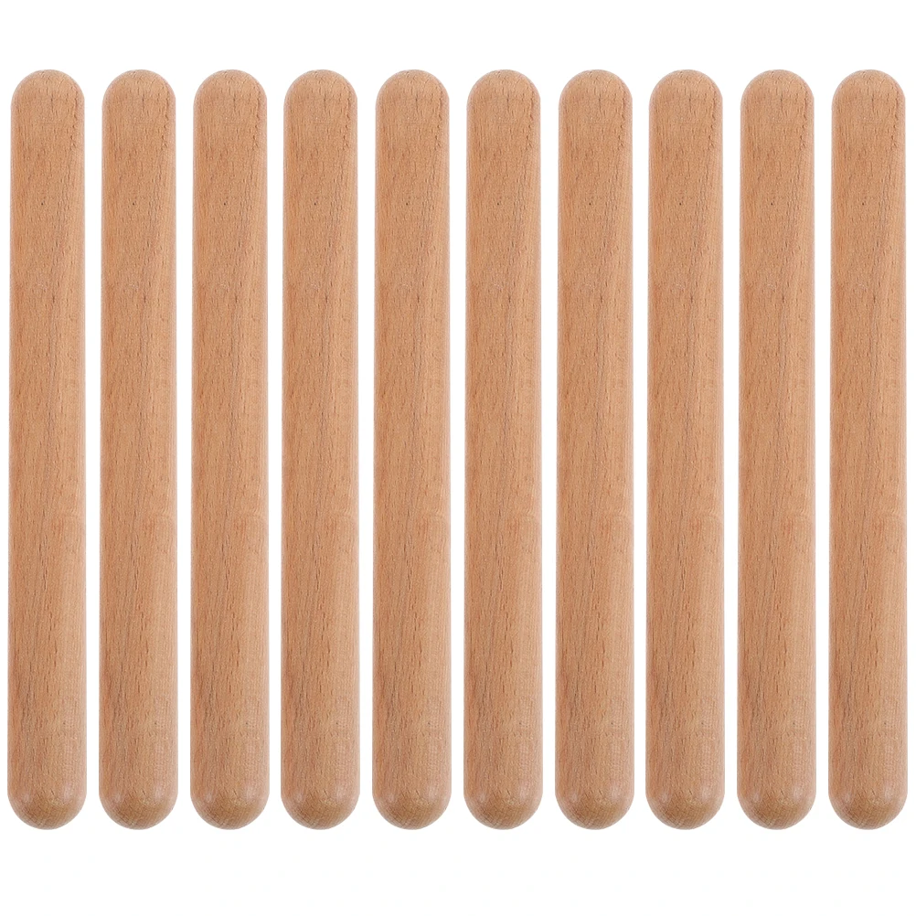 12 Uds instrumento de percusión palos musicales de percusión juguetes para niños palos de ritmo de madera juguetes educativos