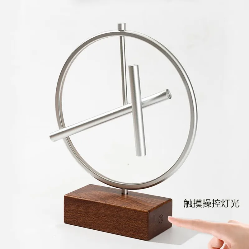 Tabletop ornament perpetual motion machine night light chaos Newton pendulum anti-gravity