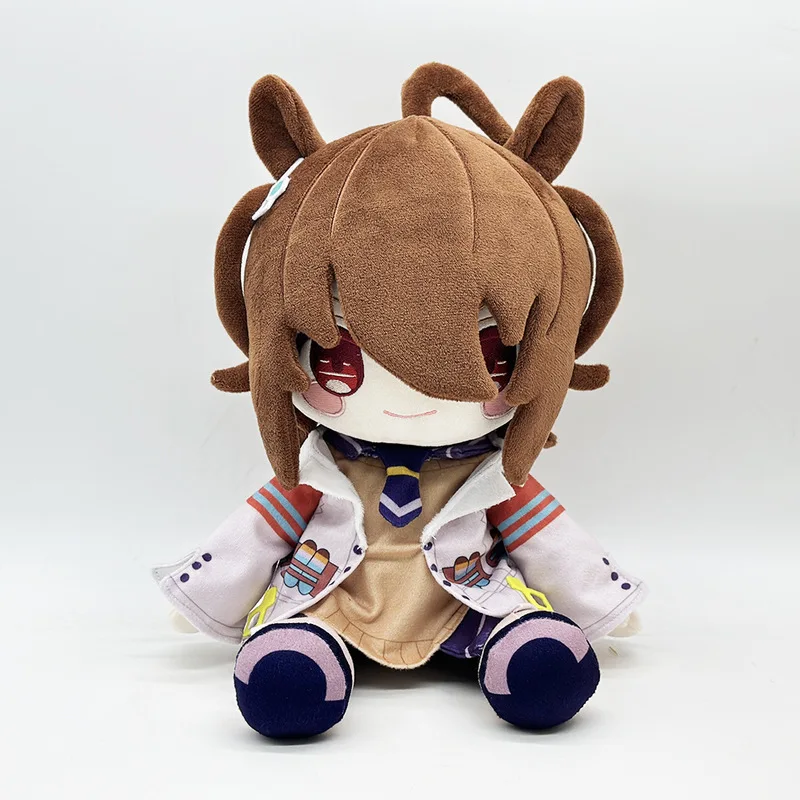 IN-STOCK New Kawaii 25cm Uma-Musume Q-Version 6pcs PP Cotton Anime Girl Plush Doll Model Doll Toy Birthday Gifts
