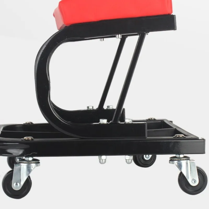Adjustable Movable Rolling Mechanic Stool Professional Multifunctional Car Repair Stool Garage Equipment Auto Repair Tools