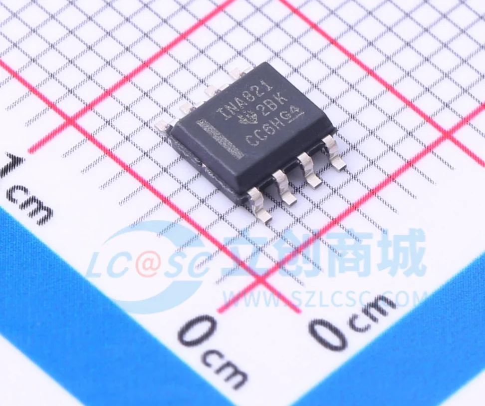 5PCS  INA821IDR Encapsulation: SOIC-8 100% original imported authentic products