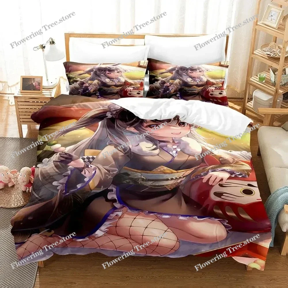 

Anime Echocalypse Bedding Set Duvet Cover Bed Set Quilt Cover Pillowcase Comforter king Queen Size Boys Adult Bedding Set