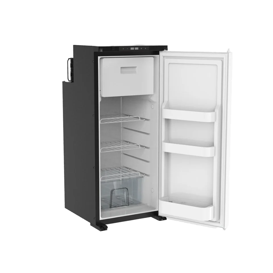 

Factory Sales Fridge R90 Dual Zone DC 12V 24V Optional By Adapter Compressor Refrigerator Fridge For RV Caravan Camping 90L