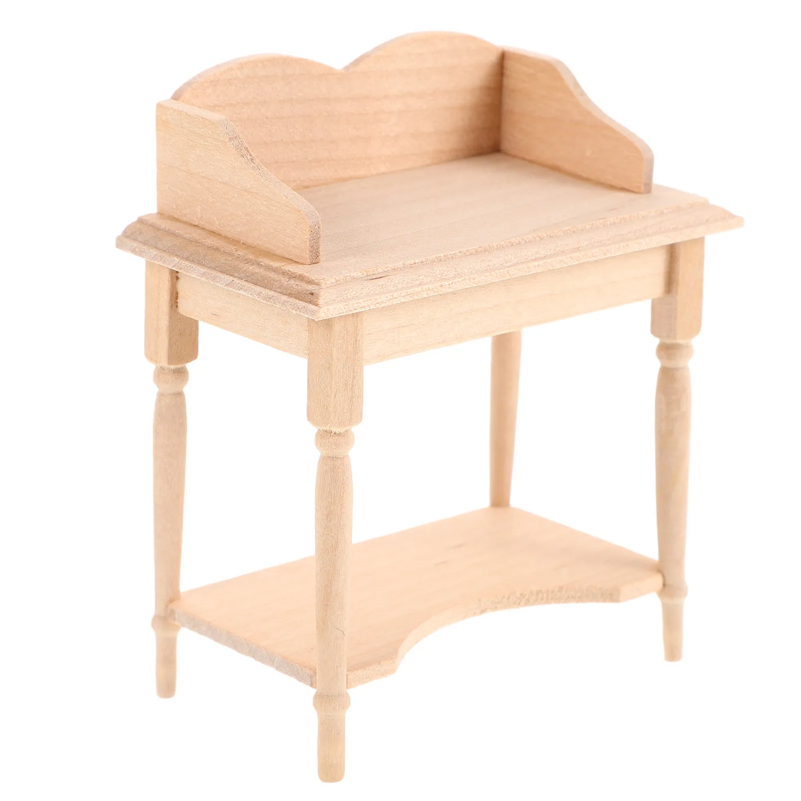 

Миниатюрный деревянный письменный стол для кукольного домика с реалистичными деталями для кабинета, гостиной, аксессуары для мебели, кукольный домик