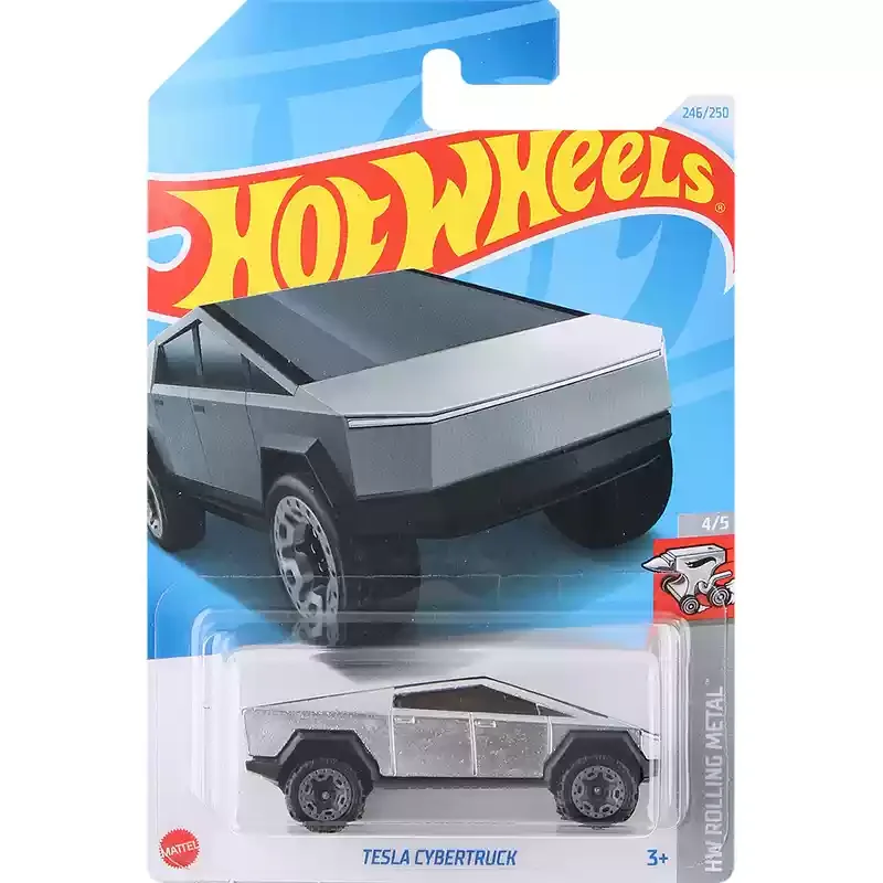 2024Q Original Hot Wheels Car Boy Toy 1/64 Diecast VW T3 Mclaren Subaru Impreza Porsche 928S Tesla Cybertruck Bumblebee Bugatti