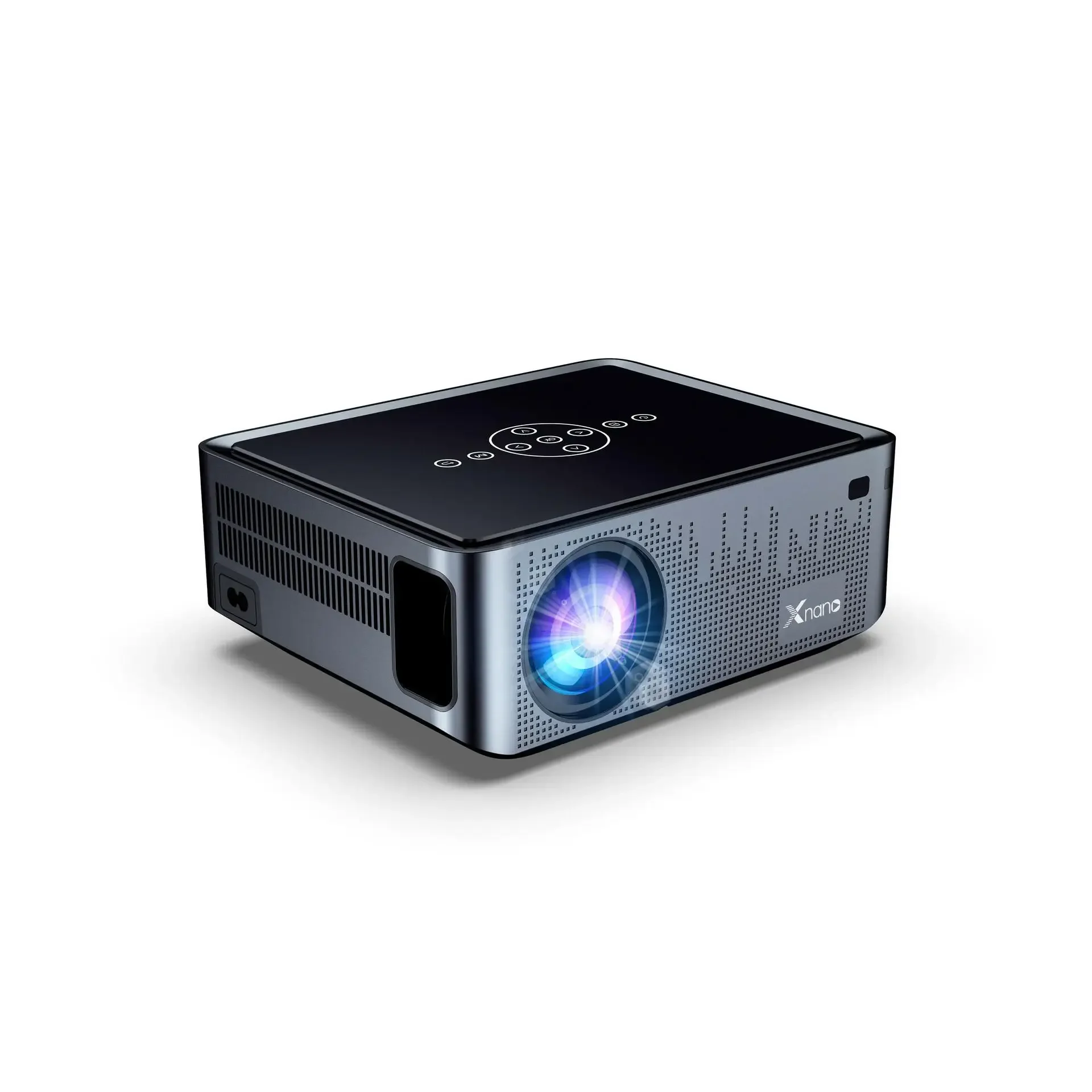 Yinzam T20 Pro / Xnano X1 Pro 8K Projector, 1080p Native Android 9 400 ANSI Lumens Voice Control Overhead LCD Cinema Projector