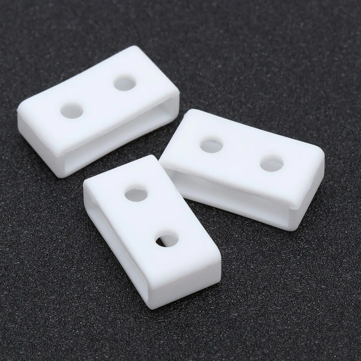 3Pcs Silicone Watch Strap Loops Retaining Rings for Band Ends Stretchable Easy Install Wear Resistant Fashion Accessory 24Mm