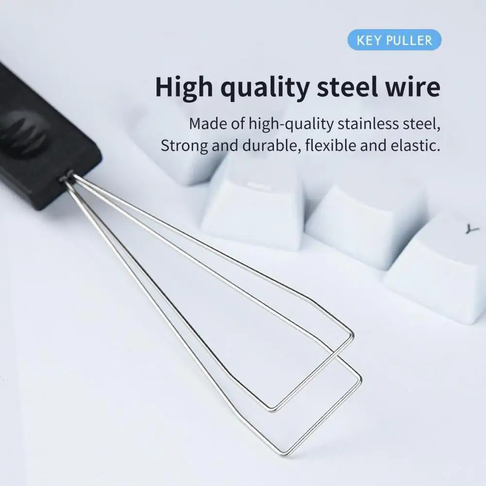 Convenient Keycap Extractor Metal Keycap Starter Professional Keyboard Cap Puller Dust Cleaner  Labor-saving