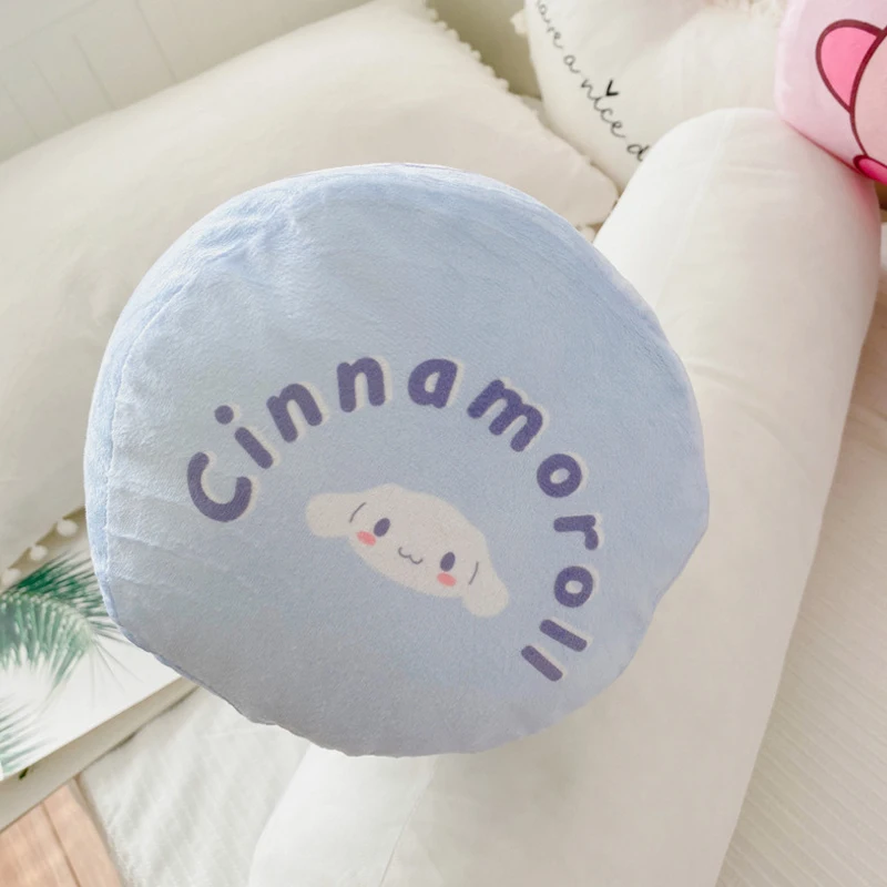 Sanrios Cinnamoroll Kuromi kreskówka śliczna pluszowe wypełnione poduszka lalka Anime poduszka na sofę dekoracja urodzinowy prezent świąteczny dla przyjaciół