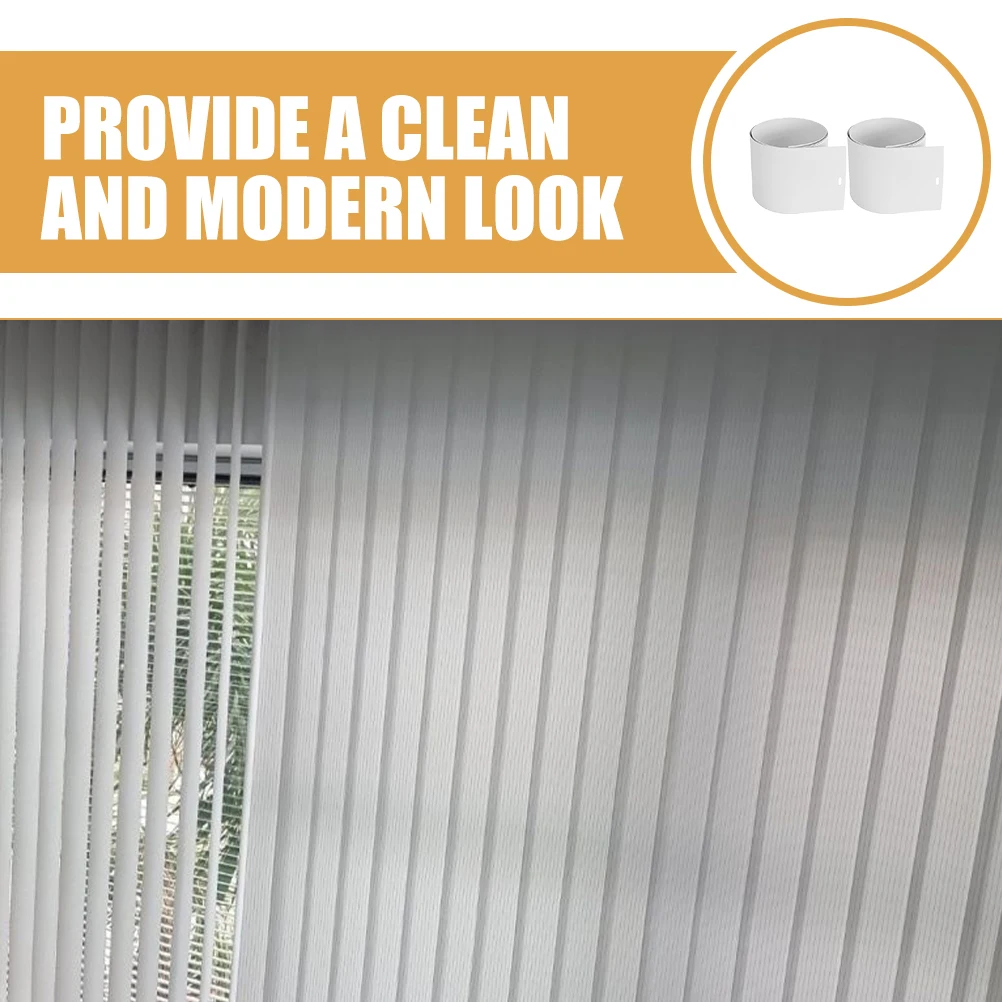 

2Pcs Replacement Vertical Blind Slats Sturdy PVC Blinds Accessories for Window Door Repair No Tools Needed Strong Fade-Resistant