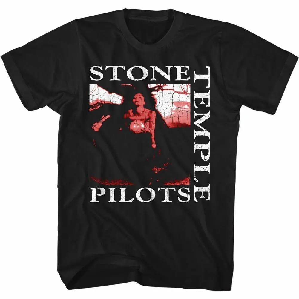 Stone Temple Pilots Core Tree Art Black Adult T Shirt