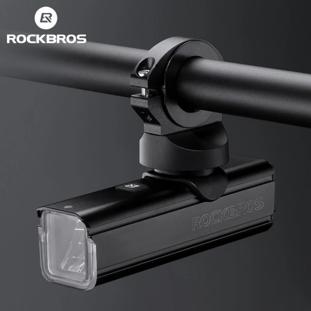 ROCKBROS RHL1000 Lumen Bicycle Headlight IPX6 Waterproof Bike Light 4800mAh USB Charging Flashlight Night Cycling Accessories