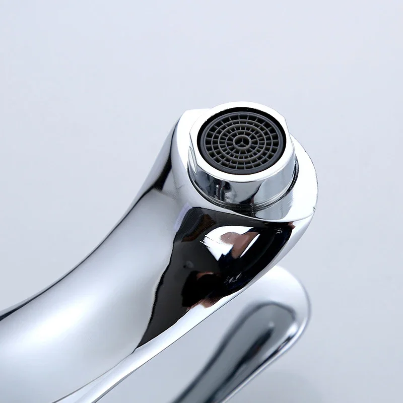 Hot And Cold Water Faucet For Toilet Kitchen Bathroom Sink Mixer Tap Zinc Alloy Double-Hole Bathroom Washbasin Faucet