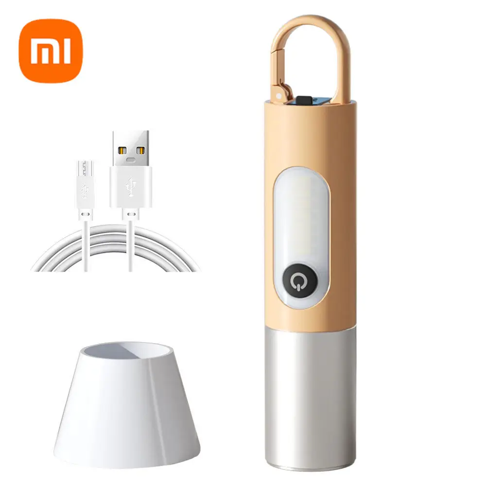 Xiaomi LED Flashlights Multifunctional Side Lights Rechargeable Long-range Ultra Bright Strong Lamp Outdoor Emergency Nightlight