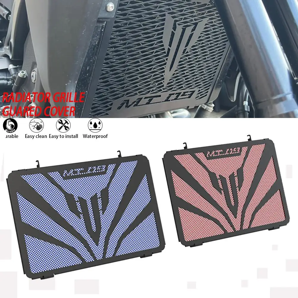 

For YAMAHA MT09 2014-2019 MT-09 Tracer 900 GT FZ-09 XSR900 XSR900 Motorcycles Radiator Grille Grill Cover Guard Protector MT 09