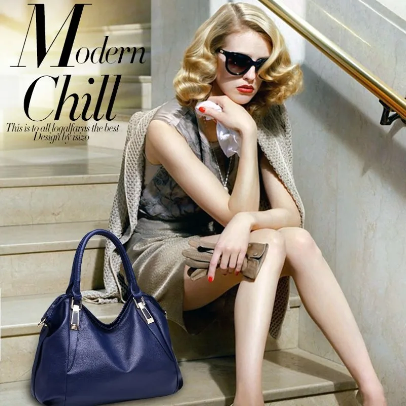 2024 Popular Women Bags Large Capacity Mom Shulder Bag Genuine Soft Leather Lady Temperament Handbag Middle Aged Famale Hand Bag