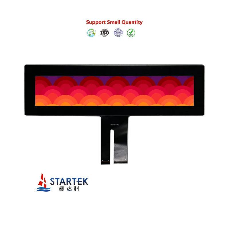 15'' TFT LCD Module IPS LCD Screen Bar Type Design with 1200nits 1280x242 Resolution