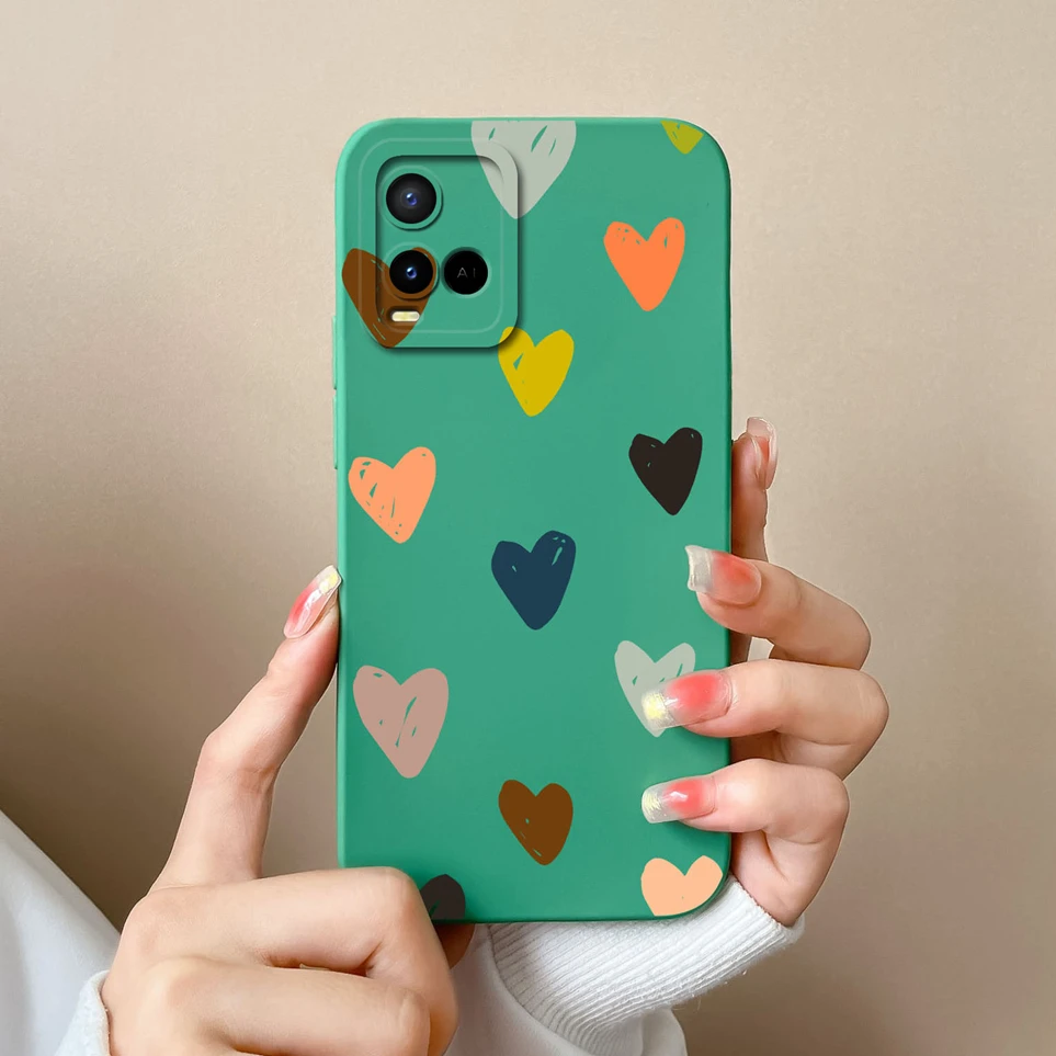 Lovely Cat Coque For Vivo Y21 2021 Y21S 4G Y33S Y33T Soft Silicone Back Cover Protective Funda For Y 21 S Y 33S Y 33T Phone Case