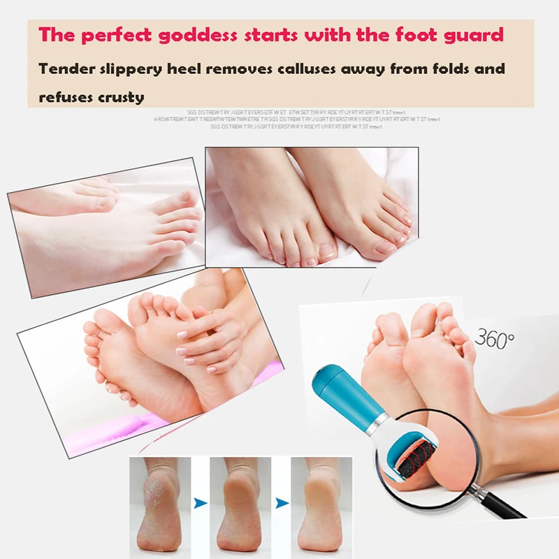 Electric Foot File Scraper Callus Remover Feet Professional Matte Pedicure Tools Foot Corn Removal Dead Skin Remover Foot Care
