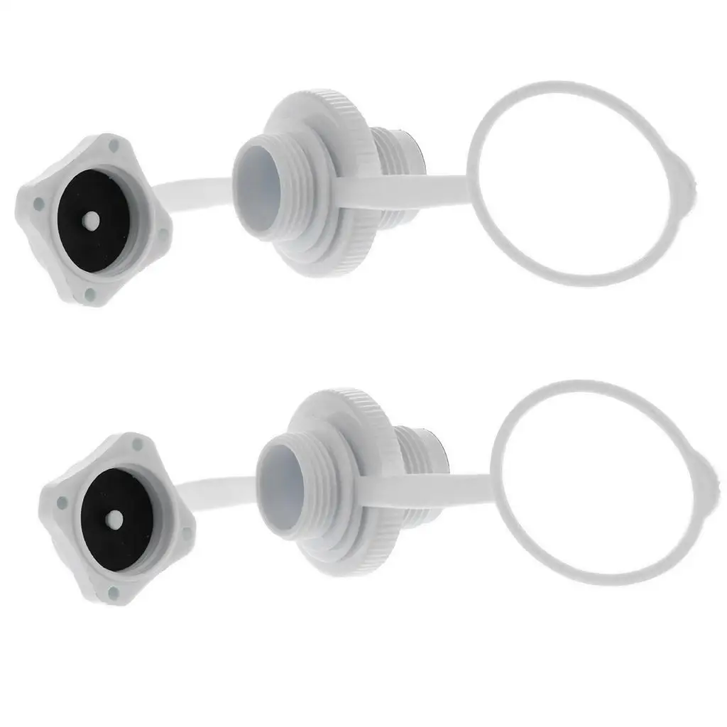 Air Valve Inflatable Plastic Screw Cap Leak Proof Replacement for Inflatable Boat Rowing Kayak Raft