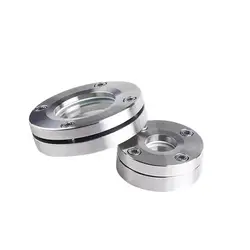 304 Stainless Steel Sight Glass Flange Glass Window Slight Cup Sanitary Pipe Observation Port DN32/DN50