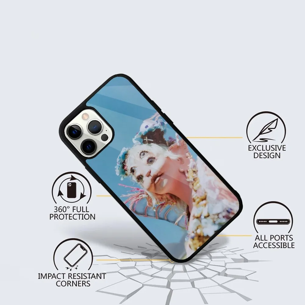 Singer M-Melanie M-Martinez P-Portal Phone Case For iPhone 16,15,14,13,12,Plus,Pro,Max Mini Magsafe Magnetic Wireless Charging