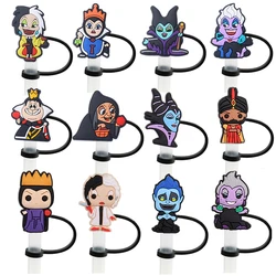 Potdemiel Cartoon Role Silicone Straw Covers For Water Glass Bottle Drinking Dust Cap Straw Tips Cover Cup Accessories For 10mm