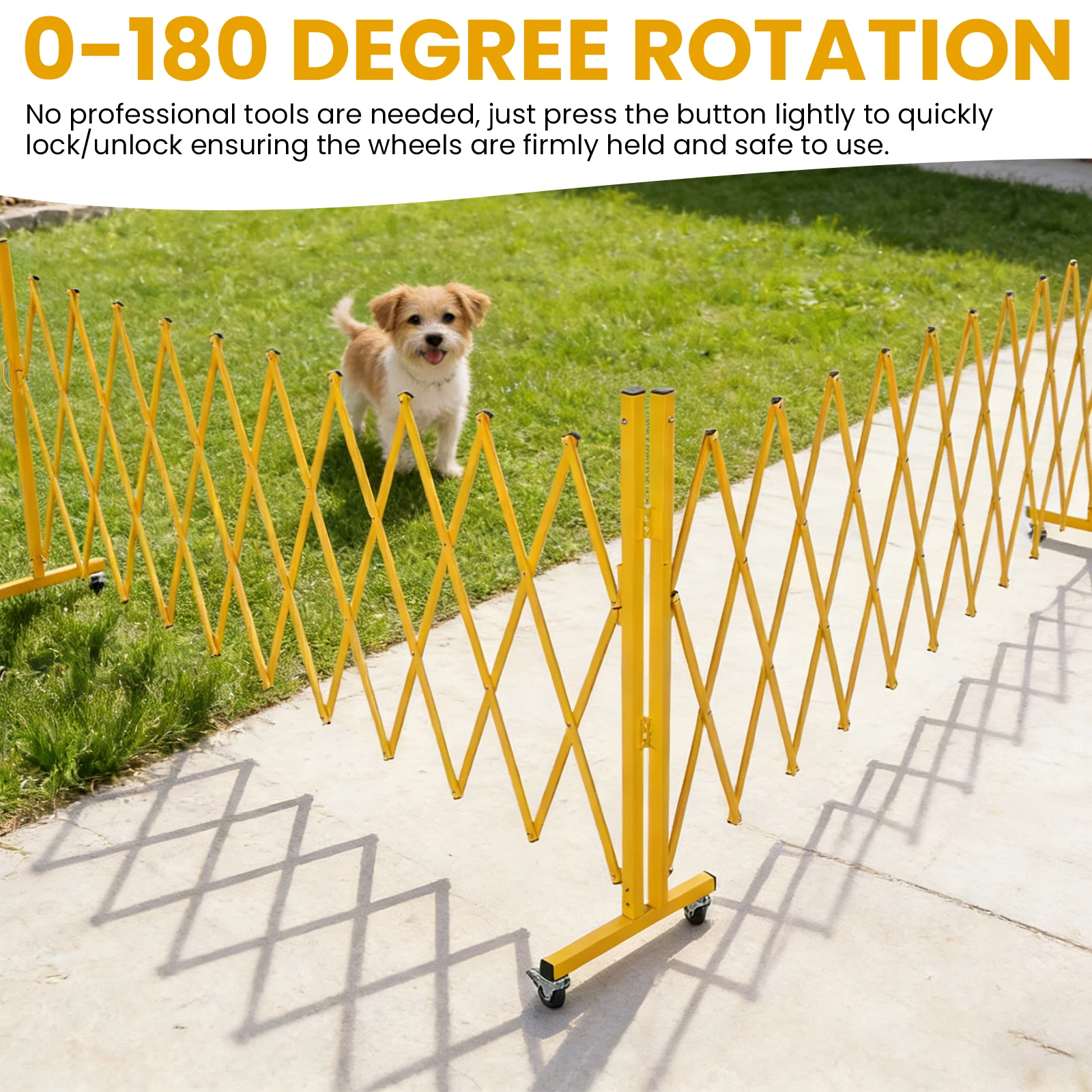 

Алюминиевое раздвижное ограждение на колесиках с поворотом на 0-180 градусов для гаража, дома, склада