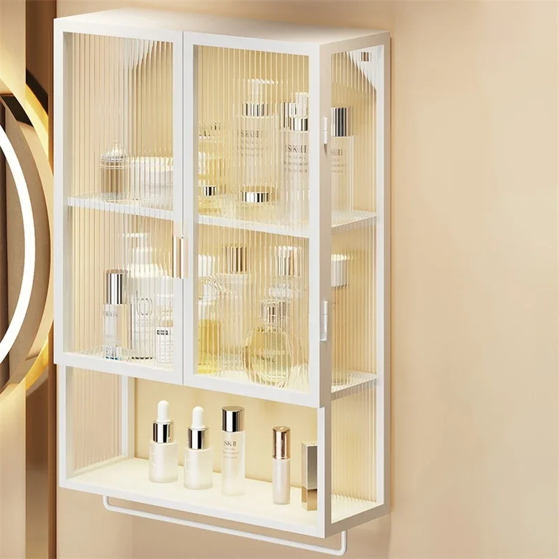 modern Bathroom Storage Cabinet Cabinet Wall-mounted Cosmetic Bathroom Sink  Storage Rack Home Furniture
