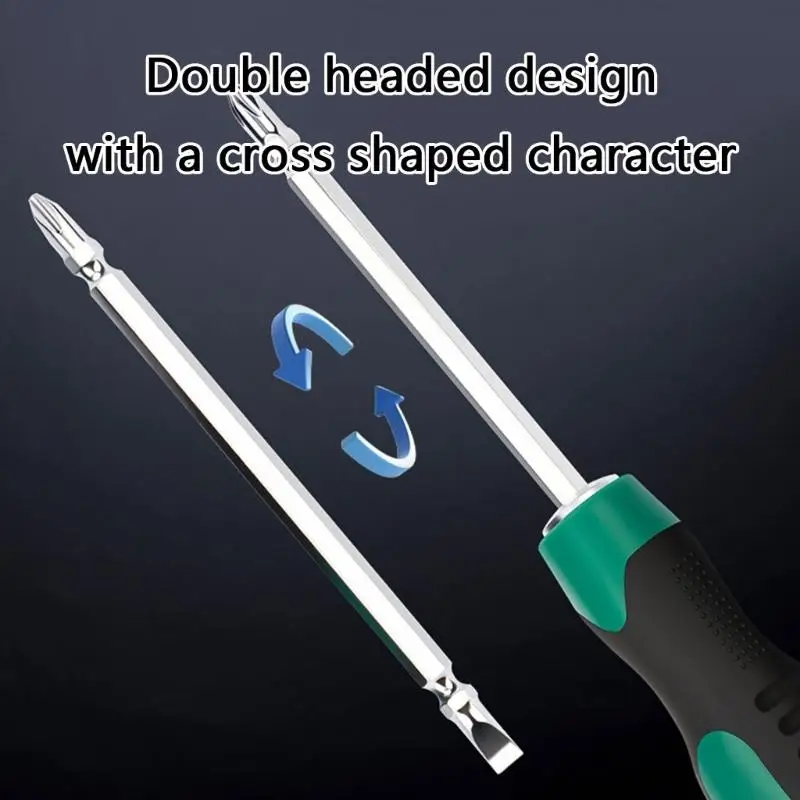 Slotted Screwdriver With Blade Wire Stripping Function And 4 Hole Winding System D2RD