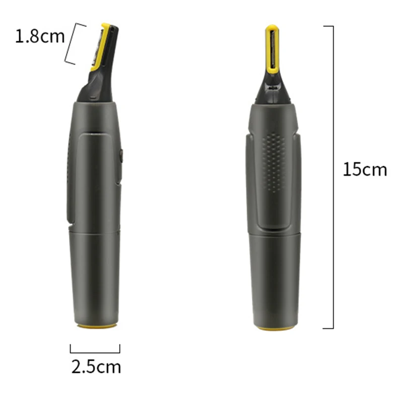 Ultra-Thin Precision Trimmer Electric Nose Hair Trimmer Mini Portable Men's Nose Hair Trimmer Water-Resistant Safe and Clean