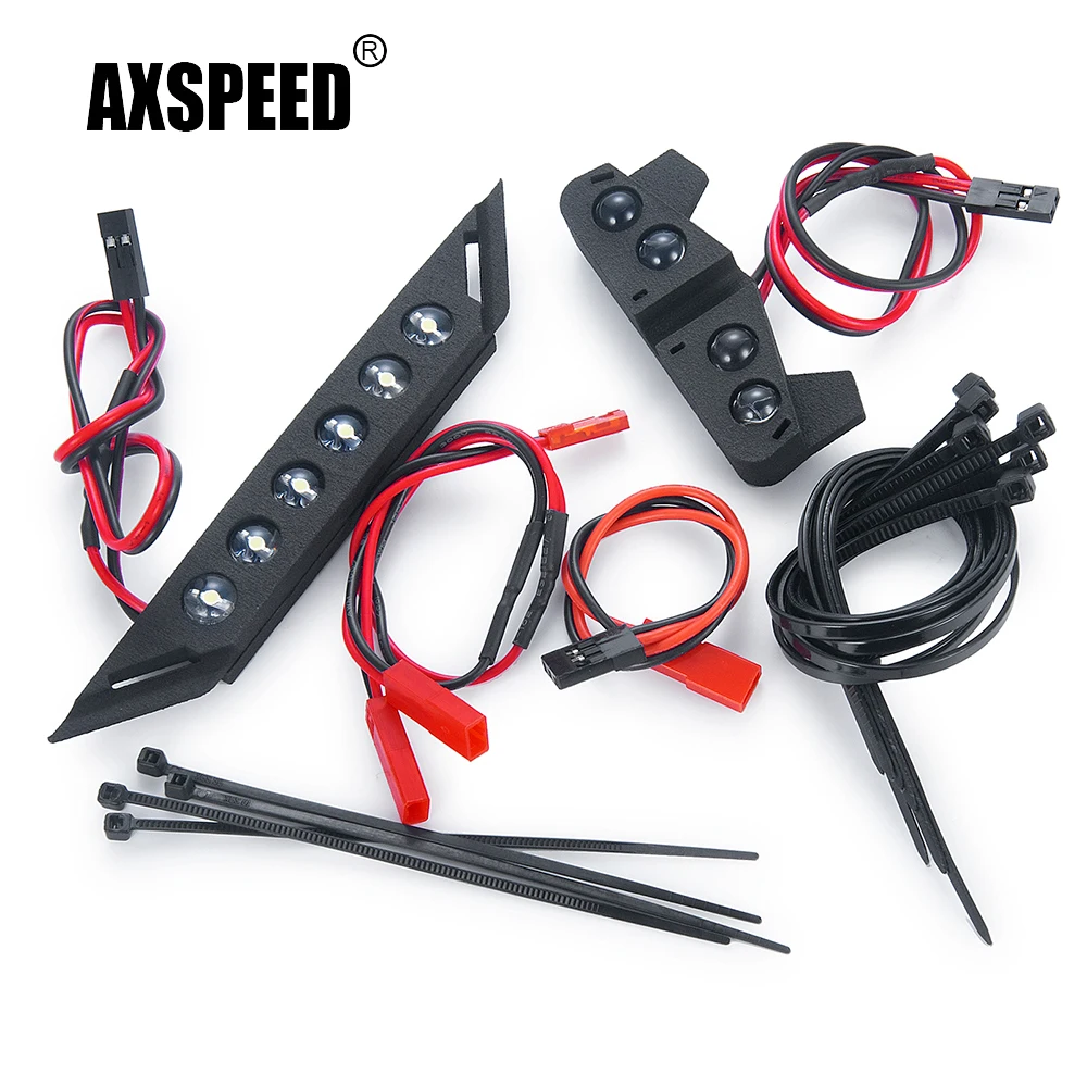 AXSPEED simulazione faro e fanale posteriore gruppo luce LED per SLASH VXL e XL-5 camion a corto raggio 1/10 ricambi auto RC