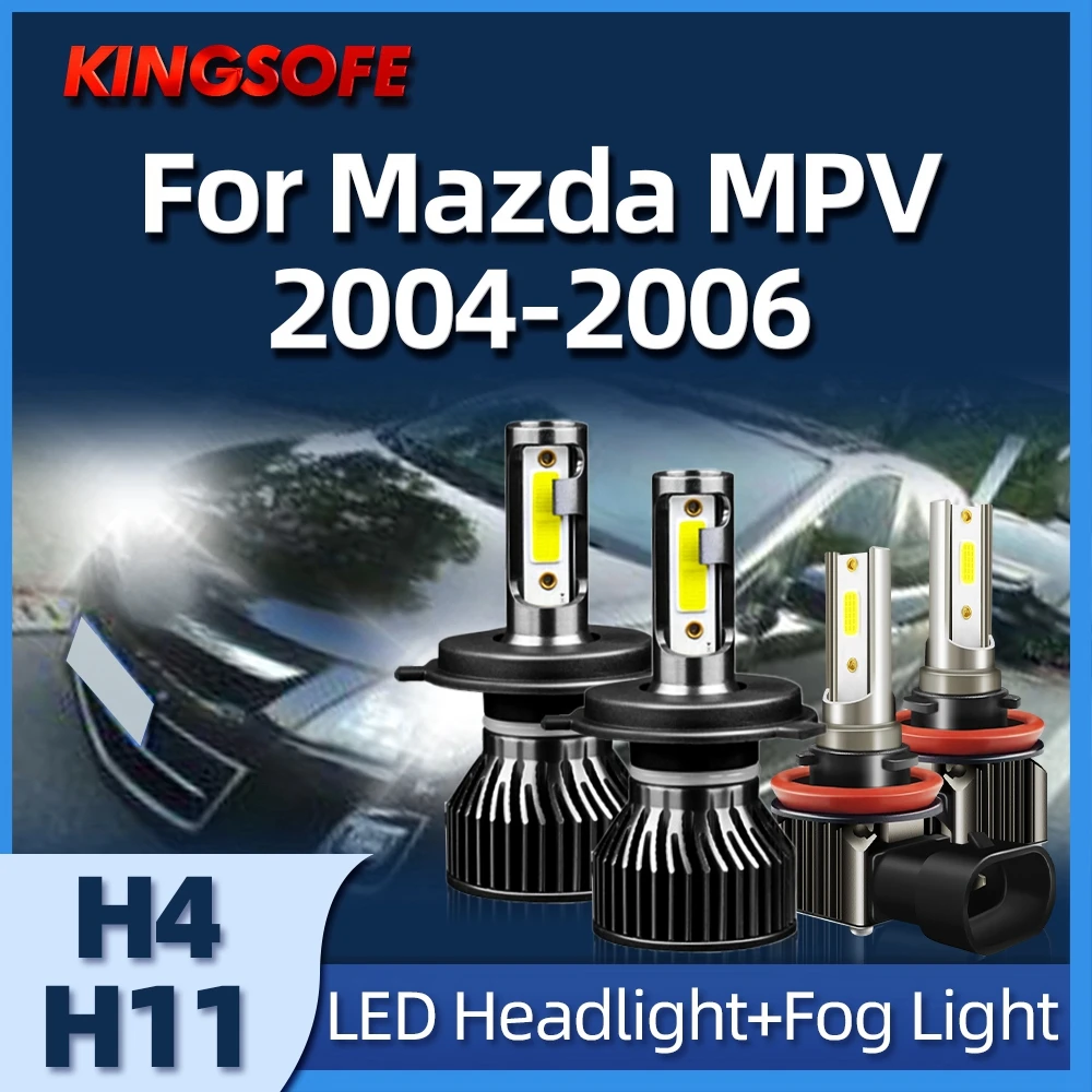 

Roadsun LED Car Headlight Bulb 72W COB Chip 12000Lm 6000K White Bright For Mazda MPV 2004 2005 2006