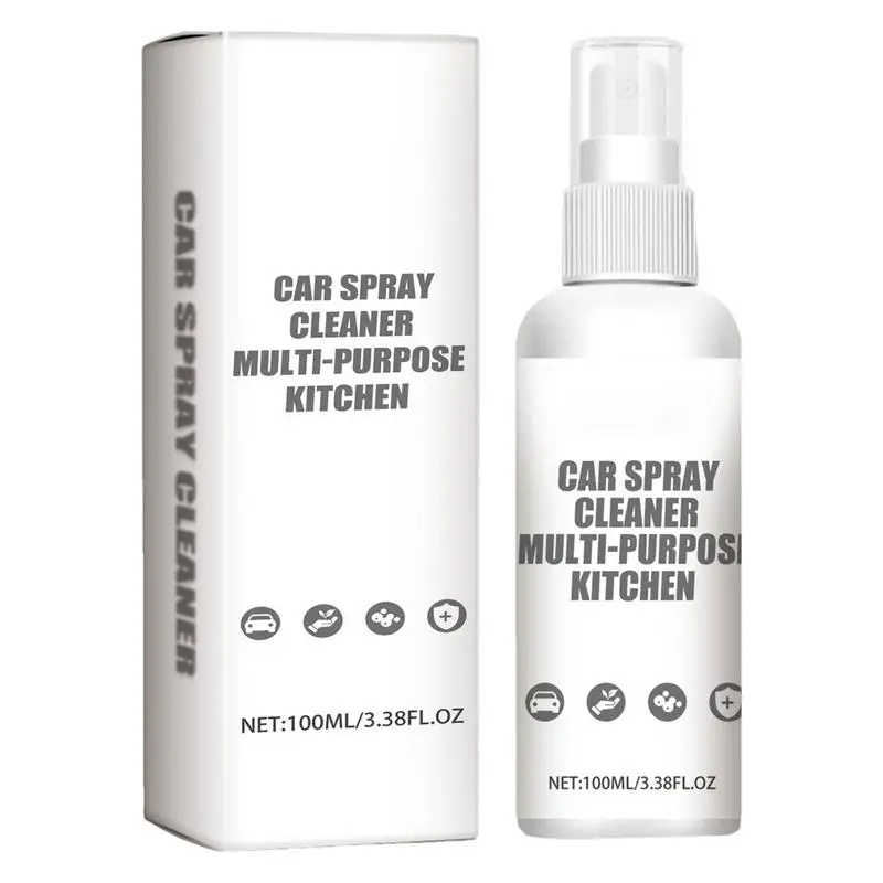 

Car Detailing Interior Cleaner 100ml Mild Car Cleaner Spray Odorless Car Maintenance Supplies Cleaning Spray for Tires