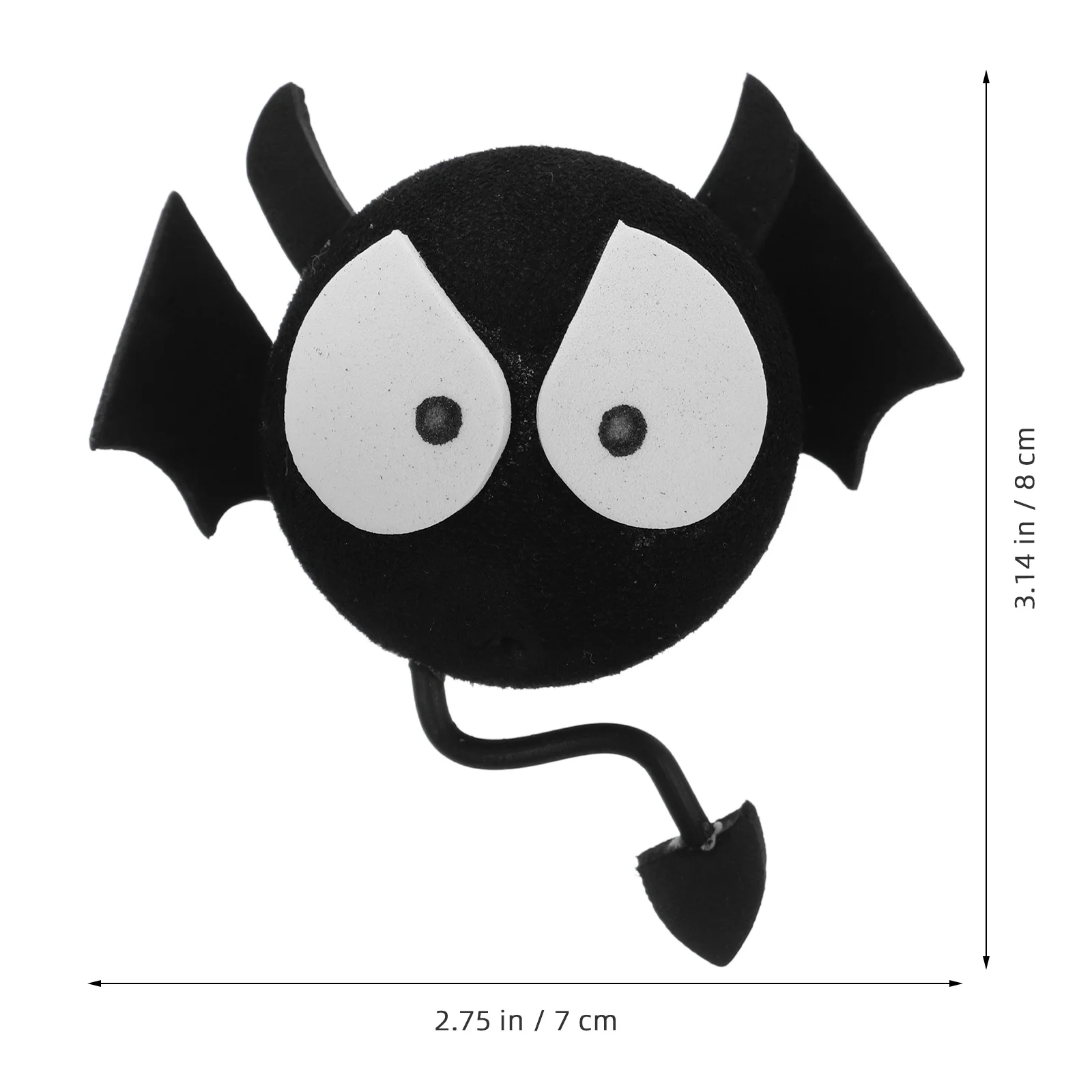 هوائي السيارة الديكور لطيف الكرتون عيون كبيرة الخفافيش هالوين مضحك الخارجي للسيارات شاحنة Suv مقاوم للماء