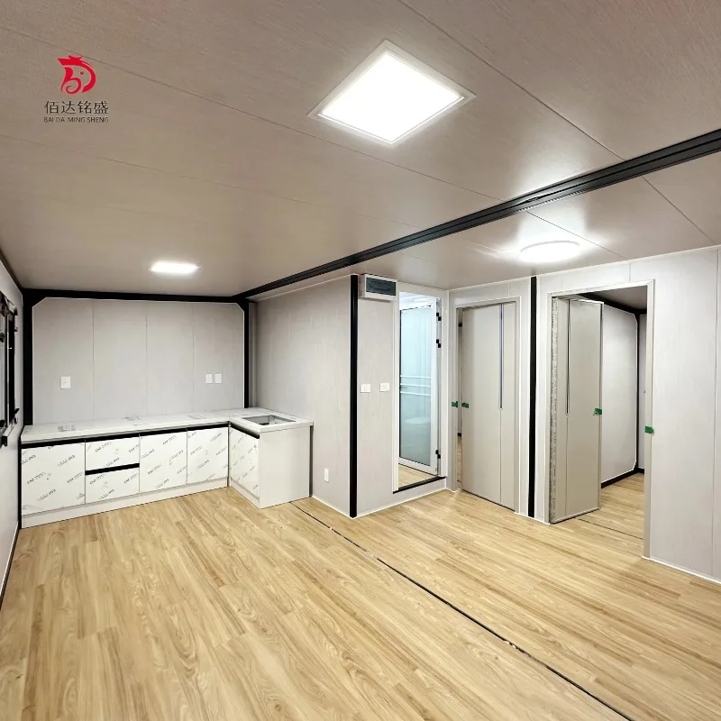حار بيع منزل الحاويات 20 قدم 40ft مع سقف متعرج وشرفة منزل صغير منزل جاهز