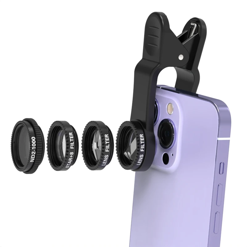 KnightX 3in1 all smartphones Camera Zoom Lens Photo Fish Eye macro Wide Angle mobile phones Filter Repeat Colorful Glass Prism