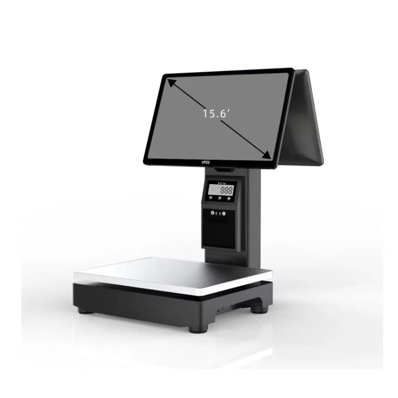 Weighing Double Screen Weighing Print Waterproof Touch Screen Cash Register Scale Pos Cash Register