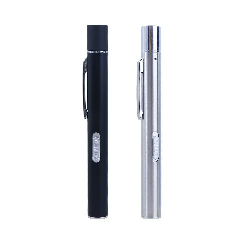 Stainless Steel Led Flashlight Flashlight Torch Mini LED Pen Penlight Torch Nursing Handy Pen LED Pen Light Doctor Nurse Pen