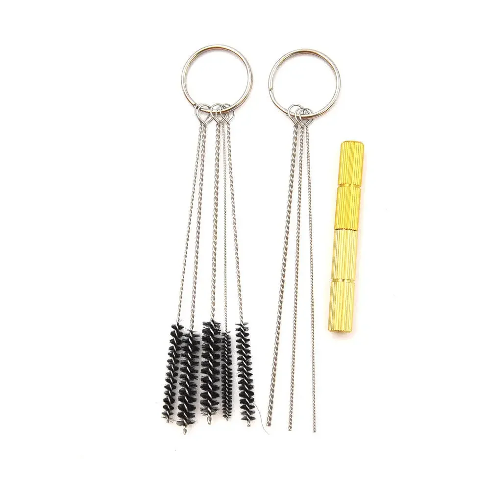 11pcs/set Airbrush Spray Gun Nozzle Cleaning Kit Needle & Brush Set Repair Tool 2026
