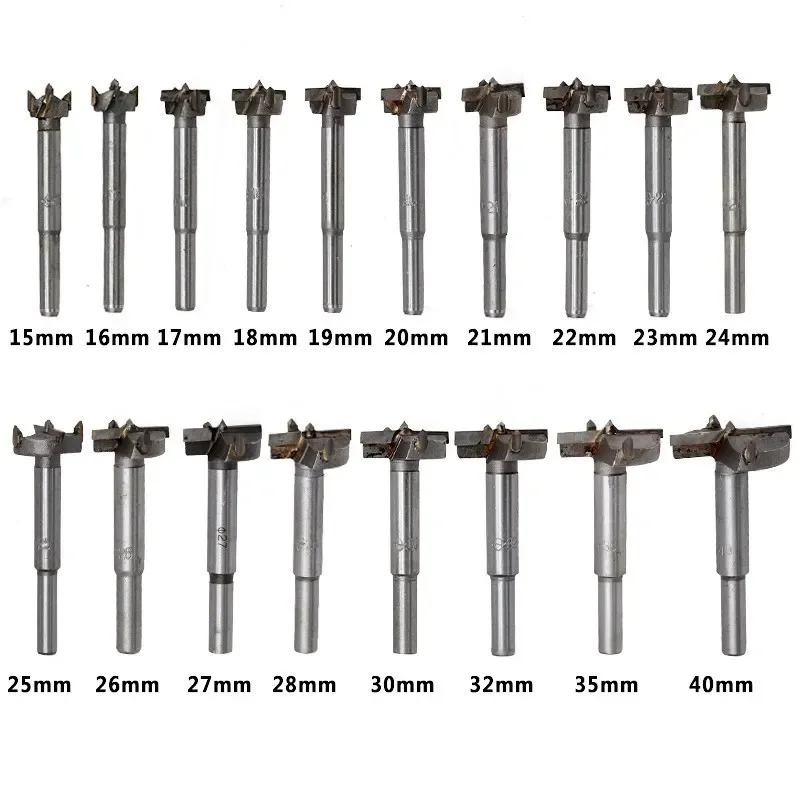 Imagem -03 - Ccmcp 1540 mm Forstner Brocas Auto Centralização Buraco Viu Cortador de Aço Carbono Carboneto de Tungstênio Cortador de Madeira Ferramentas para Trabalhar Madeira